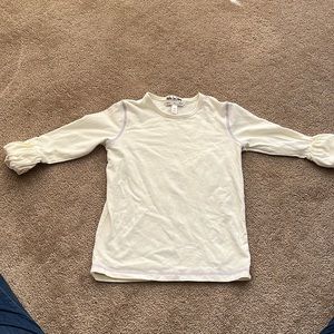 Matilda Jane, Girls size 8 ivory puffer tee